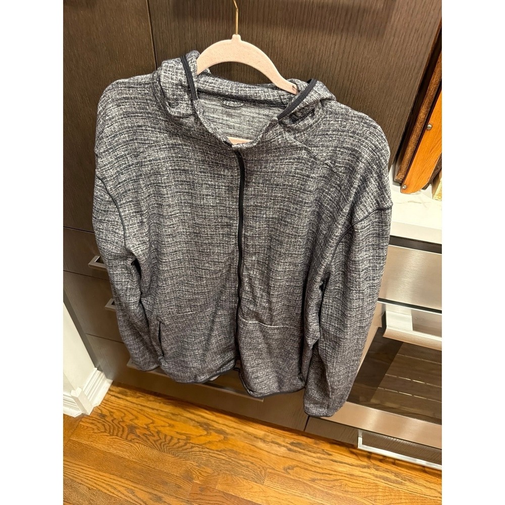 LULULEMON Mens City Sweat Zip Hoodie Sz xxl Gray Full Zip Pockets